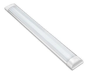 LUMINARIA LED SOBREPOR SLIM LINEAR FLAT 18W 3000K/ 4000K/ 6500K 75X600MM BIVOLT