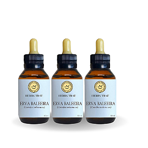 ERVA BALEEIRA - EXTRATO 60ML KIT COM 3 UNIDADES