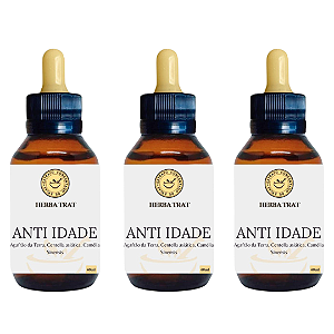 ANTI IDADE - EXTRATO 60ml (Tintura Mãe) KIT COM 03 UNIDADES