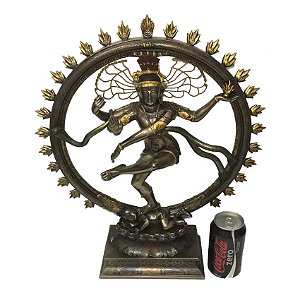 Shiva Nataraj Na Roda De Fogo EXTRA GRANDE 47 cm Veronese