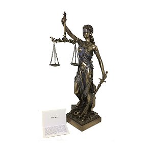 Dama Da Justiça Themis Temis Enfeite Veronese Grande