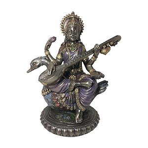 Saraswati Deusa Das Artes Música E Aprendizagem Veronese