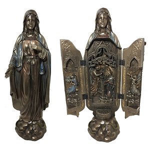 Nossa Senhora Das Graças Oratório Jesus E Arcanjos Veronese