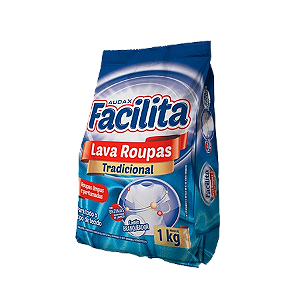 FACILITA LAVA ROUPAS EM PO 1KG - AUDAX