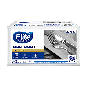 GUARDANAPO DOB EXCELLENCE FOLHA DUPLA 50 FOLHAS - 39 x 40cm