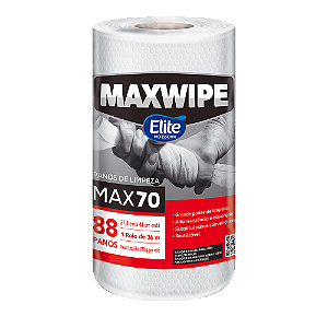 PANO MULTIUSO MAXWIPE MAX70  C/ 88 PANOS - BRANCO