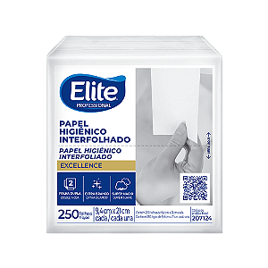 PAPEL HIGIENICO INTERFOLHA ELITE FOLHA DUPLA 250 FOLHAS