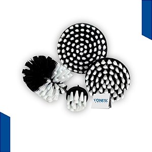 JG ESCOVA ROTATIVA 4 PCS CERDAS MACIAS - VONIXX