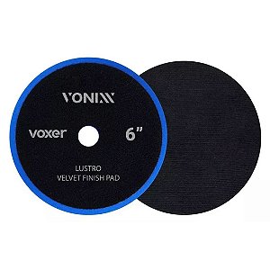 BOINA PARA POLIMENTO VELUDO VOXER PRETA LUSTRO 6 POLEGADAS - VONIXX