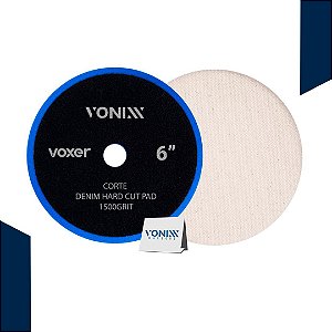BOINA PARA POLIMENTO JEANS VOXER BRANCA CORTE 6 POLEGADAS - VONIXX
