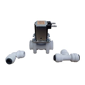 Solenóide Válvula Purificador Água Conector 1/4 Dc 24v