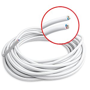 5m fio cabo centrífuga lavadora tanquinho ventilador 2x0,5mm