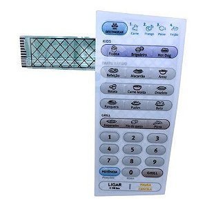 Adesivo membrana teclado microondas electrolux me28g