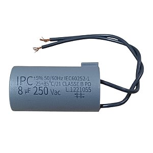 Capacitor ventilador latina 8uf 250v 60 hz