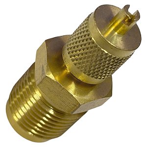 Conexão união redução para tubo cano refrigeração 1/4 x 3/8