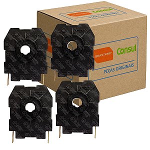 Interruptor fogão cooktop brastemp | 4 peças | original