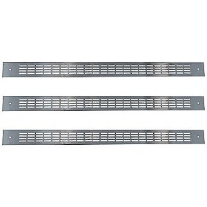Grade ventilação forno fischer 66,5x5cm | 3 peças original