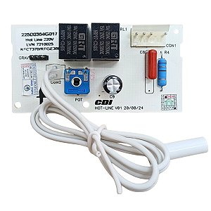 Placa geladeira ge continental bosch | 225d2354g017 |220v