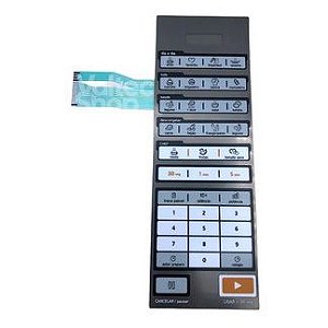 Membrana teclado do microondas midea mtae41 mtae42 mideia
