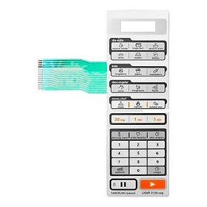 Membrana teclado microondas midea mtas21 mtas22 liva mideia