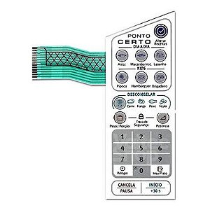 Membrana teclado microondas electrolux mep37 ponto certo