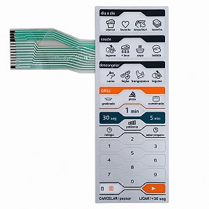 Membrana teclado microondas midea liva grill mtag31 mtag32