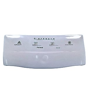 Puxador do dispenser lavadora brastemp bwq22 bwf22 bwf24 bwt