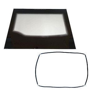 Vidro interno + borracha forno fischer gourmet grill orignal