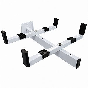 Suporte parede para forno microondas branco reforçado