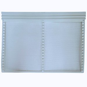 Tela filtro ar condicionado midea komeco york rheem 38x28cm
