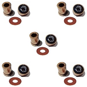 5 kit bucha retentor lavadora mueller family / pop tank