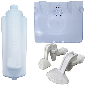 Refil filtro + suporte + torneira purificador latina p355