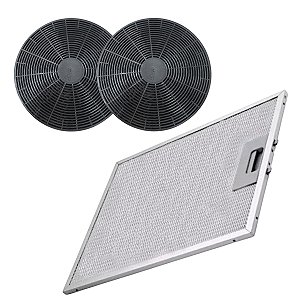 Filtro alumínio + carvão coifa tramontina vetro 90 / 60