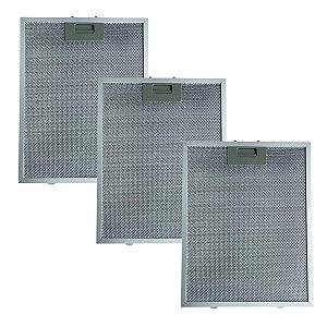 Filtro alumínio coifa fischer tradition line 90cm 17789 3un.