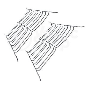 2 grade grelha lateral forno brastemp bo260 koc60 original