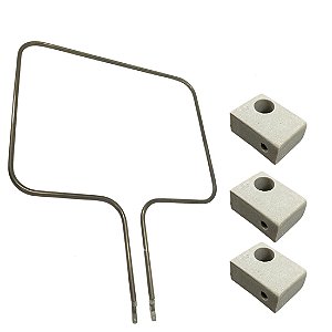 Resistência + porcelana forno fischer | superior| 750w| 220v