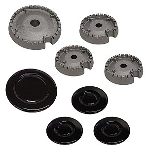 Queimador + espalhador fogão consul brastemp bf050 clean