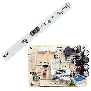 módulo placa + interface geladeira electrolux df46 df49