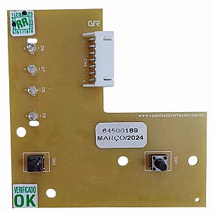 Placa interface lavadora electrolux lte09 64500189 64800628