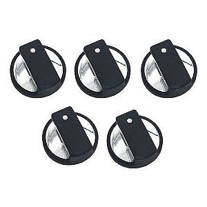 5 botões botão para fogão mueller decorato vetro original