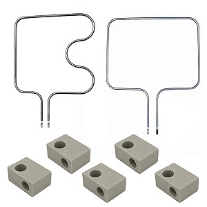 2 resistência +5 suporte forno fischer star gourmet fit 127v