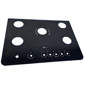 Vidro Mesa Fogão Piso Fischer Gran Cheff 5 Queimadores (SEM tripla chama)