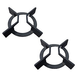 Kit 2 Trempe Grade Grelha De Ferro Fogão Cooktop Fischer