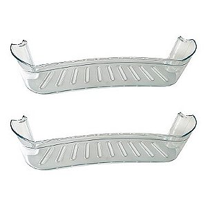 Kit 2 Prateleira Inferior Porta Geladeira Consul CRA30 CRC30