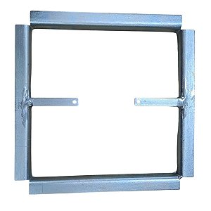 SUPORTE ALÇAPÃO MOTOR CHURRASQUEIRA DE AÇO 26X26CM