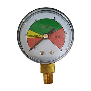 Manômetro Analógico Medidor Pressão 150 LBS Rosca 1/8″ NPT