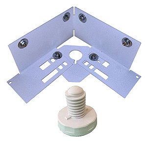 Kit Salva Gabinete Branco + Pé Nivelador LAC11 LT09 LTD06
