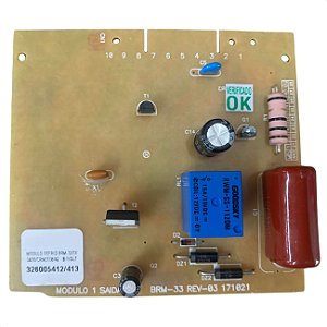 Placa Para Geladeira Brastemp BRM32 BRM33 BRM34 BRM35 Bivolt