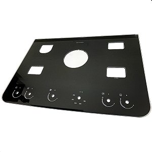 Mesa Vidro Tampo Fogão Agata / Jade Glass 5 Bocas ORIGINAL