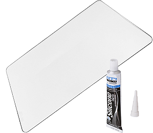 VIDRO PARA FORNO PHILCO  PFE46 46L 42L COM COLA SILICONE